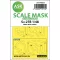 Art Scale Kit SU-27 Flanker B double-sided painting mask for Great Wall Hobby 1:48 (200-M48038)