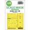 Art Scale Kit SAAB J29 B double-sided painting mask for Pilot Replicas 1:48 (200-M48041)