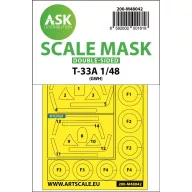   Art Scale Kit T-33A double-sided painting mask for Great Wall Hobby 1:48 (200-M48042)