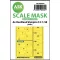 Art Scale Kit De Havilland Vampire F.3 double-sided painting mask for Airfix 1:48 (200-M48044)