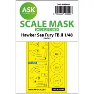   Art Scale Kit Hawker Sea Fury FB.11 double-sided mask for Airfix 1:48 (200-M48049)