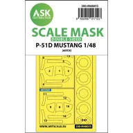   Art Scale Kit P-51D Mustang double-sided mask for Airfix 1:48 (200-M48053)