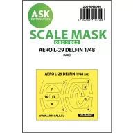   Art Scale Kit AERO L-29 DELFIN one-sided express mask for AMK 1:48 (200-M48060)