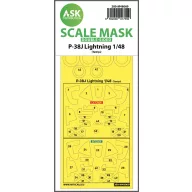   Art Scale Kit P-38J Lightning double-sided mask for Tamiya 1:48 (200-M48069)