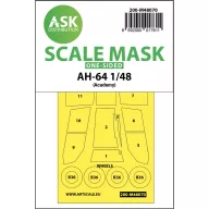   Art Scale Kit AH-64 one-sided mask for Academy 1:48 (200-M48070)