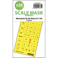   Art Scale Kit Mitsubishi Ki-46 Shitei III one-sided mask for Tamiya 1:48 (200-M48074)