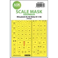   Art Scale Kit Mitsubishi Ki-46 Shitei III double-sided mask for Tamiya 1:48 (200-M48075)