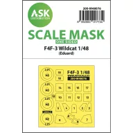   Art Scale Kit F4F-3 Wildcat one-sided express mask for Eduard 1:48 (200-M48076)