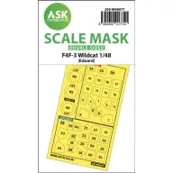   Art Scale Kit F4F-3 Wildcat double-sided express mask for Eduard 1:48 (200-M48077)