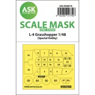   Art Scale Kit L-4 Grasshopper one-sided self-adhesive mask for Special Hobby 1:48 (200-M48078)
