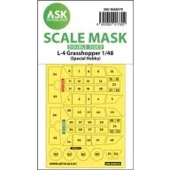   Art Scale Kit L-4 Grasshopper double-sided self-adhesive mask for Special Hobby 1:48 (200-M48079)