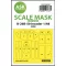 Art Scale Kit B-26B-50 Invader one-sided mask self-adhesive pre-cutted for ICM 1:48 (200-M48082)