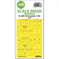   Art Scale Kit B-26B-50 Invader double-sided mask self-adhesive pre-cutted for ICM 1:48 (200-M48083)