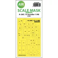   Art Scale Kit A-26C-15 Invader one-sided mask self-adhesive pre-cutted for ICM 1:48 (200-M48084)