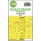 Art Scale Kit SAAB SK60 one-sided mask self-adhesive, pre-cutted for Pilot Replicas 1:48 (200-M48096)