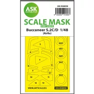   Art Scale Kit Buccaneer S.2C/D one-sided mask self-adhesive, pre-cutted for Airfix 1:48 (200-M48098)