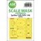 Art Scale Kit Spitfire F.Mk.XVIII double-sided mask self-adhesive, pre-cutted for Airfix 1:48 (200-M48105)