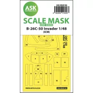   Art Scale Kit B-26C-50 Invader one-sided mask self-adhesive pre-cutted for ICM 1:48 (200-M48106)
