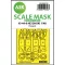 Art Scale Kit Ki-44-II HEI SHOKI double-sided express mask, self-adhesive and pre-cutted for Hasegawa 1:48 (200-M48122)