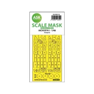   Art Scale Kit AICHI B7A1 double-sided express mask for Hasegawa 1:48 (200-M48128)