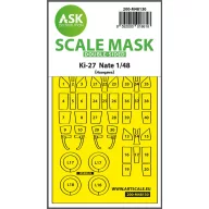   Art Scale Kit Ki-27 Nate double-sided express mask for Hasegawa 1:48 (200-M48130)