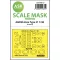 Art Scale Kit A6M2b Zero Type 21 one-sided express mask for Academy 1:48 (200-M48137)