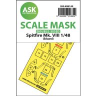   Art Scale Kit Spitfire Mk.VIII double-sided express fit mask for Eduard 1:48 (200-M48140)