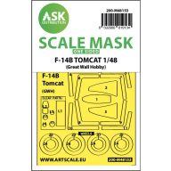   Art Scale Kit F-14B Tomcat one-sided express fit mask for Great Wall Hobby 1:48 (200-M48153)