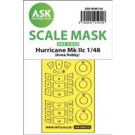   Art Scale Kit Hawker Hurricane Mk.II one-sided express mask for Arma Hobby 1:48 (200-M48155)
