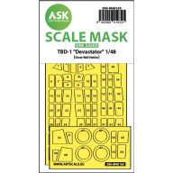   Art Scale Kit TBD-1 Devastator one-sided fit express mask for Great Wall Hobby 1:48 (200-M48165)