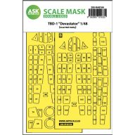   Art Scale Kit TBD-1 Devastator double-sided fit express mask for Great Wall Hobby 1:48 (200-M48166)