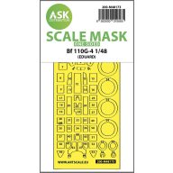   Art Scale Kit Me 110G-4 one-sided express fit mask for Eduard 1:48 (200-M48173)