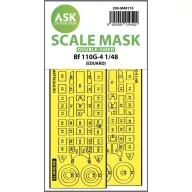   Art Scale Kit Me 110G-4 double-sided express fit mask for Eduard 1:48 (200-M48174)