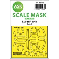   Art Scale Kit F/A-18F one-sided express fit mask for Italeri 1:48 (200-M48175)