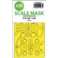   Art Scale Kit F/A-18F double-sided express fit mask for Italeri 1:48 (200-M48176)