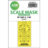   Art Scale Kit Messerschmitt Bf 109F double-sided express mask, self-adhesive and pre-cutted for Eduard 1:48 (200-M48179)