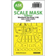   Art Scale Kit Westland Sea King HAS.1/HAS.5/HU.5 one-sided express fit mask for Airfix 1:48 (200-M48182)