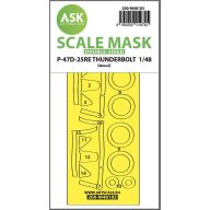   Art Scale Kit P-47D-25RE Thunderbolt double-sided express fit mask for Miniart 1:48 (200-M48183)