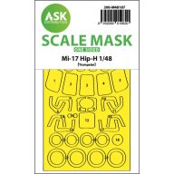   Art Scale Kit Mil Mi-17 Hip-H one-sided express fit mask for Trumpeter 1:48 (200-M48187)