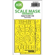   Art Scale Kit Siebel Si 204E double-sided realy fit and self adhesive express mask for Special Hobby 1:48 (200-M48191)