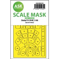   Art Scale Kit Siebel Si 204E one-sided realy fit and self adhesive express mask for Special Hobby 1:48 (200-M48192)