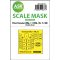 Art Scale Kit Hawker Hurricane Mk.I / Mk.IIc one-sided express fit mask for Hobby Boss 1:48 (200-M48195)