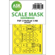   Art Scale Kit F6F-3 Hellcat double-sided express fit mask for Eduard 1:48 (200-M48199)