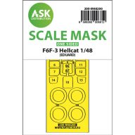   Art Scale Kit F6F-3 Hellcat one-sided express fit mask for Eduard 1:48 (200-M48200)