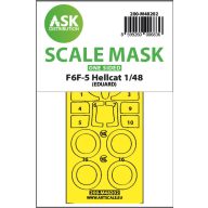   Art Scale Kit F6F-5 Hellcat one-sided express fit mask for Eduard 1:48 (200-M48202)