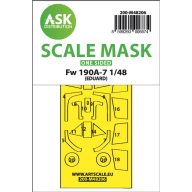   Art Scale Kit Fw 190A-7 one-sided express fit mask for Eduard 1:48 (200-M48206)