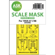   Art Scale Kit Fw 190A-8 double-sided express fit mask for Eduard 1:48 (200-M48207)