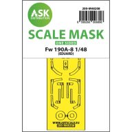   Art Scale Kit Fw 190A-8 one-sided express fit mask for Eduard 1:48 (200-M48208)