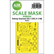   Art Scale Kit Fairey Gannet AS.1/AS.4 one-sided fit and self adhesive express mask for Airfix 1:48 (200-M48209)