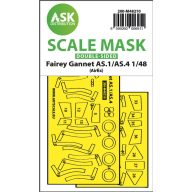   Art Scale Kit Fairey Gannet AS.1/AS.4 double-sided fit and self adhesive express mask for Airfix 1:48 (200-M48210)